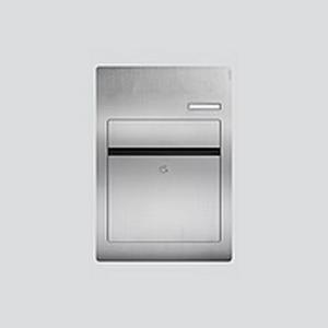 Siedle 210010196-00 BK/NS-1 Briefkasten Stahl nicht rostend Silber