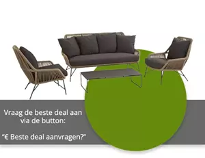 4 Seasons Outdoor Ramblas loungeset met Dali tafel | 