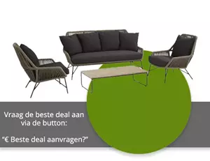 4 Seasons Outdoor Ramblas loungeset met Axel tafel | 