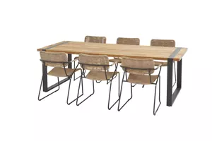 Taste by 4 Seasons Outdoor Tuinset Swing naturel met Alto teak 240x100