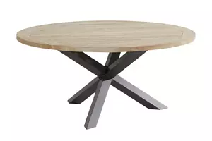 4 Seasons Outdoor Sempre tuinset met louvre tafel rond | 