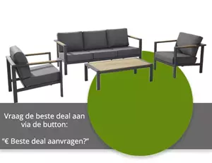 Taste by 4 Seasons Outdoor Ginger loungeset met salontafel