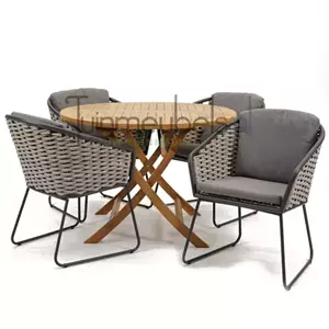 Taste by 4 Seasons Outdoor Tuinset Bo dining met Milton tafel rond Ø110cm