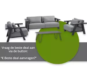 4 Seasons Outdoor Loungeset Iconic met koffietafel Cool | 