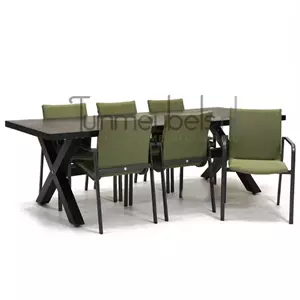 SUNS Tuinstoel Anzio dining forest green met braga 240 cm