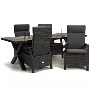 Lesli Living Tuinstoel Prato Forte met braga tafel 240 cm