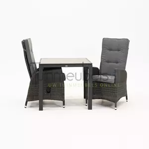 Vita Tuinstoel veloso met Romane tafel 80 x 80 cm keramiek