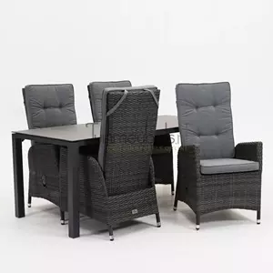 Vita Tuinstoel veloso met Stoneo graphite 180 cm
