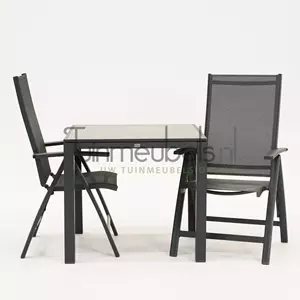 Vita Tuinstoel Primero met Romane tafel 80 x 80 cm keramiek