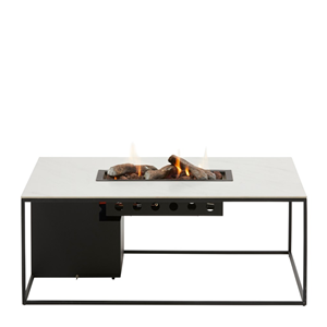 Cosi Fires Vuurtafel Cosidesign Black / White Marmer (120cm)