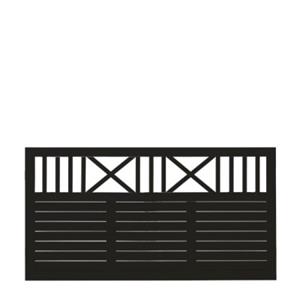 Trendyard Zwart Houten Tuinscherm Nostalgi 180 x 95 CM