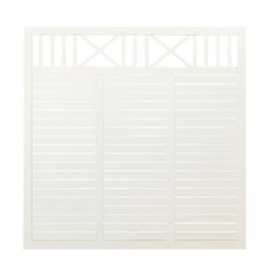 Trendyard Witte Houten Tuinscherm Nostalgi 180 x 180 CM