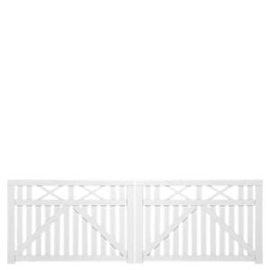 Trendyard Wit Houten Dubbele Tuinpoort Vinesse 300 x 98 CM