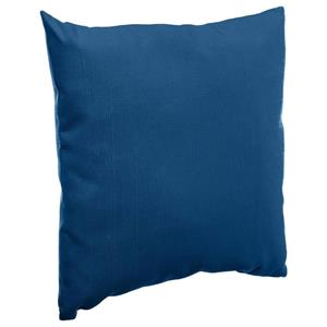 Bank/sier/tuin Kussens Voor Binnen En Buiten In De Kleur Indigo Blauw 40 X 40 X 10 Cm - Tuinstoelkussens