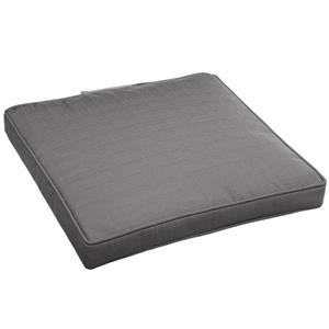 Hesperide Stoelkussens - binnen/ buiten stoelen - grijs - 40x4 cm -