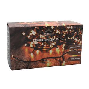 Svenska Living Kerstverlichting Goud Buiten 120 Lampjes 900 Cm Inclusief Timer En Dimmer - Kerstverlichting Kerstboom