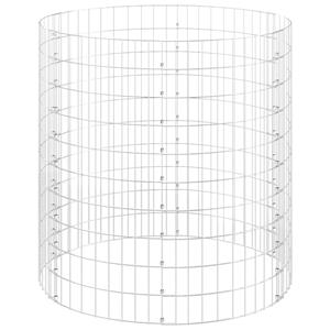 vidaXL Gartenkomposter Ø100x100 cm Verzinkter Stahl 