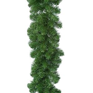 3x Groene dennenslingers / guirlandes extra vol 270 x 30 cm -