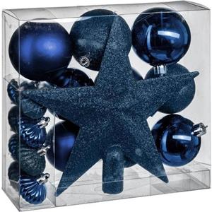 Fééric Lights And Christmas - Christbaum-Set Colorama de Noël 18-teilig Nachtblau - Blau