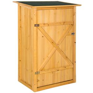 tectake Geräteschrank »Gartenschrank Taman mit Flachdach« Lagerraum