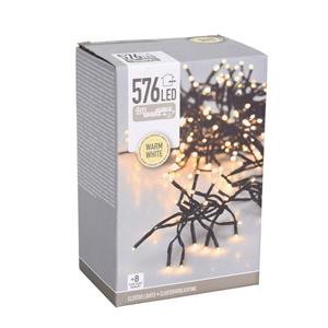 Clusterverlichting Warm Wit Buiten 576 Lampjes 400 Cm - Kerstverlichting Kerstboom