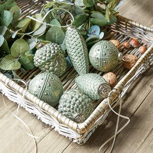 LOBERON Kerstversiering set van 6 Quirat