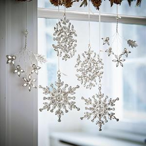 LOBERON Kerstversiering set van 6 Allegan