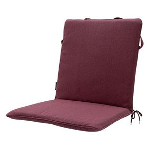 Madison kussens Stapelstoel kussen universal   Canvas eco bordeaux (waterafstotend)