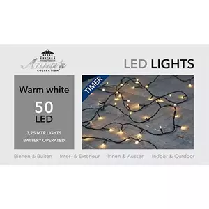 Led w wit tijdklok 8/16u 50l zwart