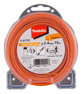 Makita 2,4x15meter Maaidraad Oranje E-01797