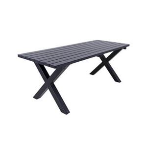 MaximaVida Riga 200 cm blackwash tuintafel