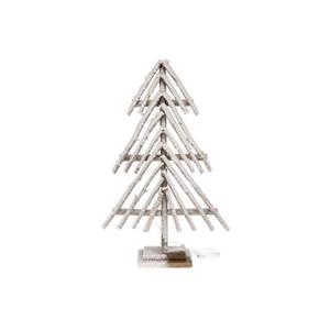 Dijk Natural Collections Twijg kerstboom inclusief lampjes-Wit-50x58
