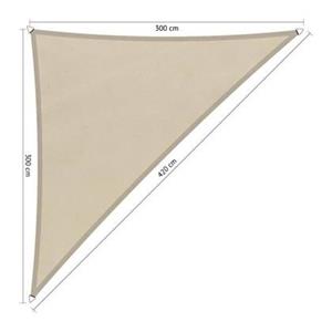 Shadow Comfort Compleet Pakket: Driehoek 3x3x4,2m Island White