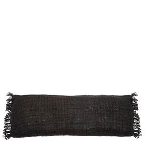 Bazar Bizar The oh my gee cushion cover black navy 35x100