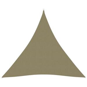 vidaXL Sonnensegel Oxford-Gewebe Dreieckig 3x3x3 m Beige 