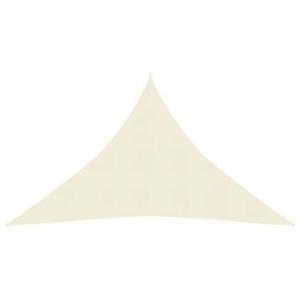 vidaXL Sonnensegel 160 g/m² Creme 3,5x3,5x4,9 m HDPE 