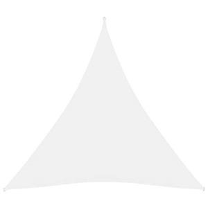 vidaXL Sonnensegel Oxford-Gewebe Dreieckig 3x3x3 m Weiß 
