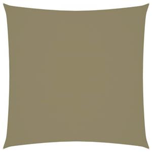 vidaxl Zonnescherm vierkant 2,5x2,5 m oxford stof beige