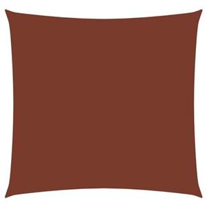 vidaXL Zonnescherm vierkant 2,5x2,5 m oxford stof terraccota
