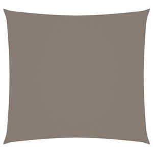 vidaxl Zonnescherm vierkant 2,5x2,5 m oxford stof taupe