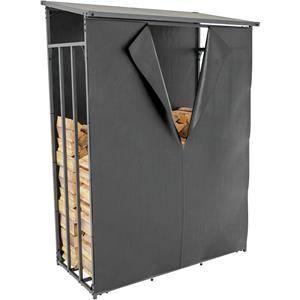 CLP - Kaminholzunterstand Ruston mit Abdeckplane-L