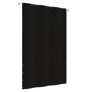 vidaXL Balkon-Sichtschutz Schwarz 140x240 cm Oxford-Gewebe 