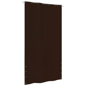 vidaXL Balkon-Sichtschutz Braun 140x240 cm Oxford-Gewebe 