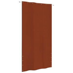 vidaXL Balkon-Sichtschutz Terrakottarot 140x240 cm Oxford-Gewebe 