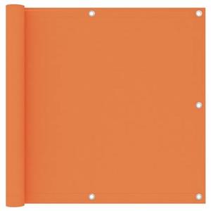 vidaXL Balkon-Sichtschutz Orange 90x600 cm Oxford-Gewebe 