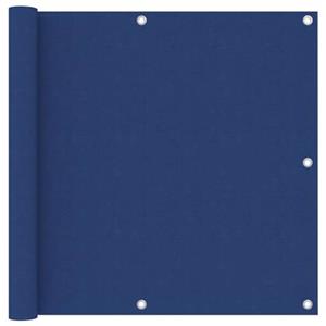 vidaxl Balkonscherm 90x500 cm oxford stof blauw