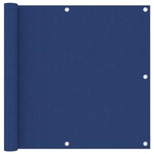 vidaXL Balkon-Sichtschutz Blau 90x400 cm Oxford-Gewebe 
