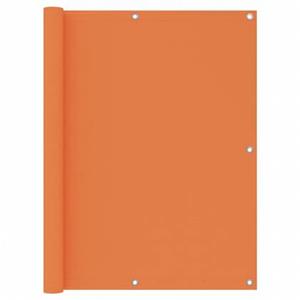 vidaXL Balkon-Sichtschutz Orange 120x500 cm Oxford-Gewebe 