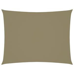 Zonnescherm rechthoekig 2,5x3,5 m oxford stof beige