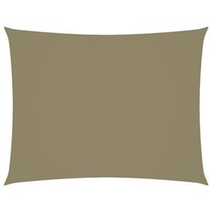 Zonnescherm rechthoekig 2,5x3,5 m oxford stof beige